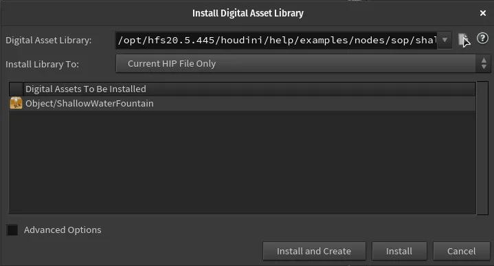 Load Dialog